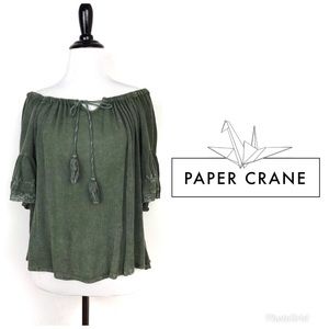 NWT PAPER CRANE BLOUSE